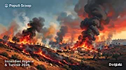 Incendies en Algérie et en Tunisie et crise climatique venant avec réchauffement, agir au préalable