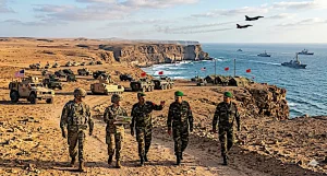 Les forces marocaines, américaines et d'autres contingents de diverses nationalités se sont mis à la recherche des soldats disparus