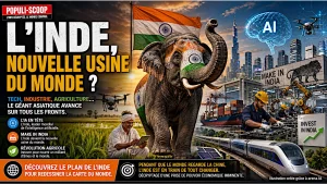La dynamique fulgurante de l'essor économique de l'Inde est diversifiée, notamment dans le secteur technologique... 