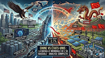 Le pointimportant est la Chine transforme la nature même du débat mondial sur l'IA, alors que les précurseurs USA s'attarde.