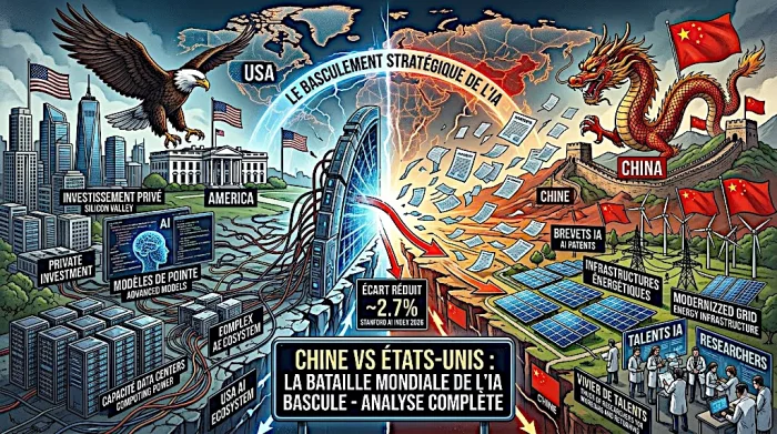 Le pointimportant est la Chine transforme la nature même du débat mondial sur l'IA, alors que les précurseurs USA s'attarde.