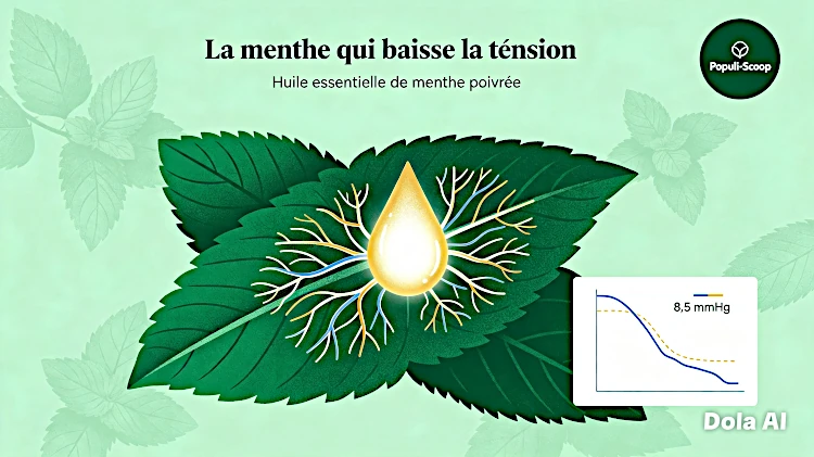 La prise en charge de l'hypertension avec l'huile essentielle de la menthe poivrée, explication dans l'article