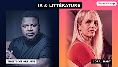Thélyson Orélien et Coral Hart : deux situations différentes mais liées à l'IA en littérature