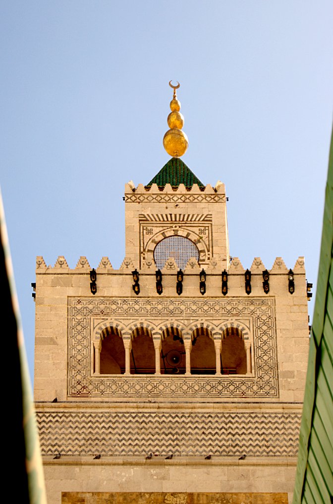 Minaret de la Mosquée de la Zitouna, Tunis, 21 septembre 2013, (09).jpg