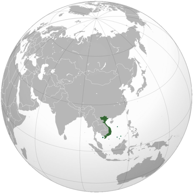 Description de l'image Vietnam (orthographic projection).png.